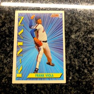 Frank Viola Score 1991 K-MAN series #687 baseball card!!